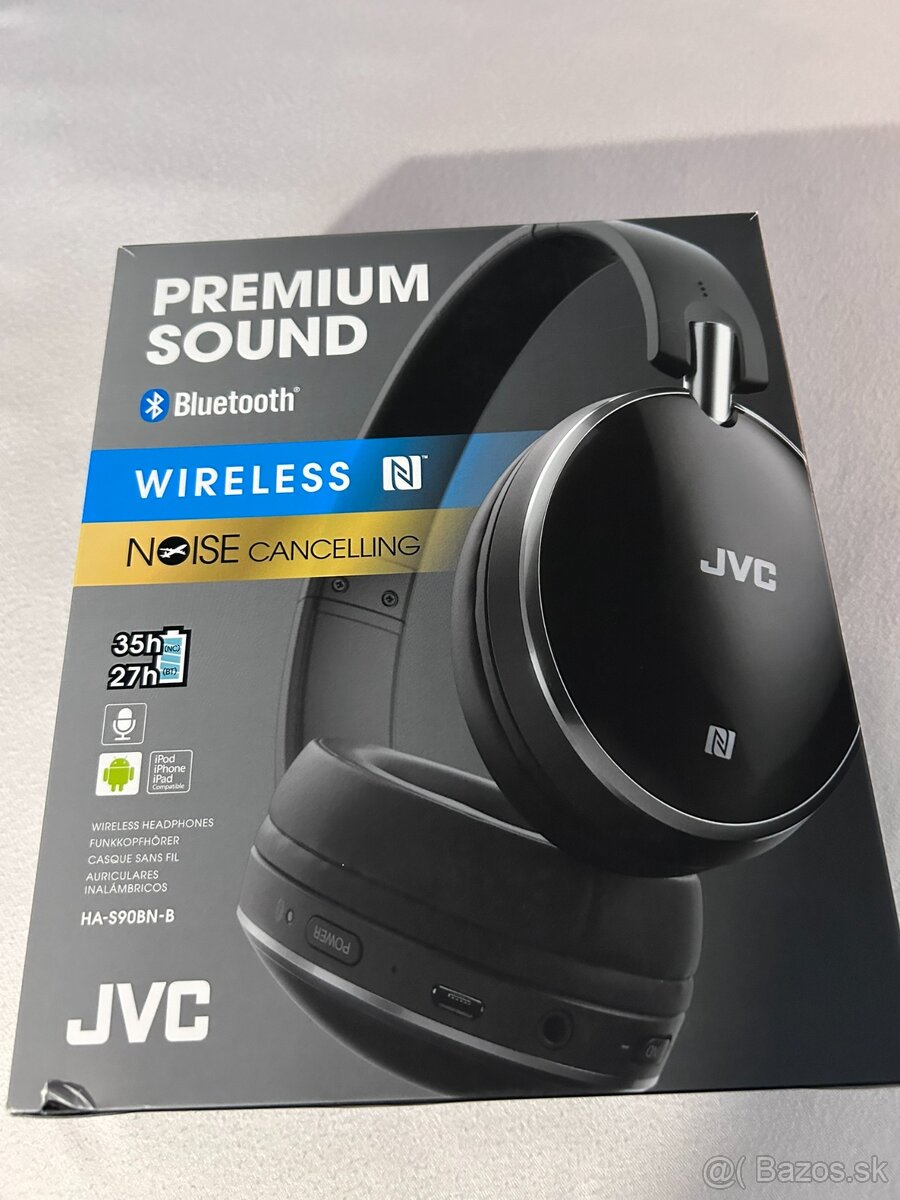 Bezdrôtové slúchadlá JVC HA-S90BT B