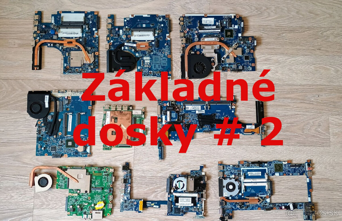 Funkčné notebookové základné dosky # 2