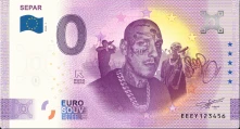 EURO BANKOVKA 0€ - SEPAR - ZBERATEĽSKÝ KUS