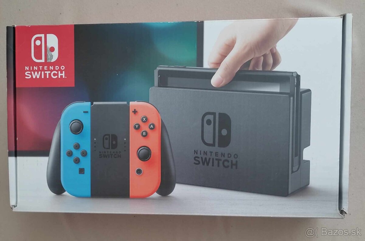 Nintendo Switch Neon Red & Blue Joy-Con