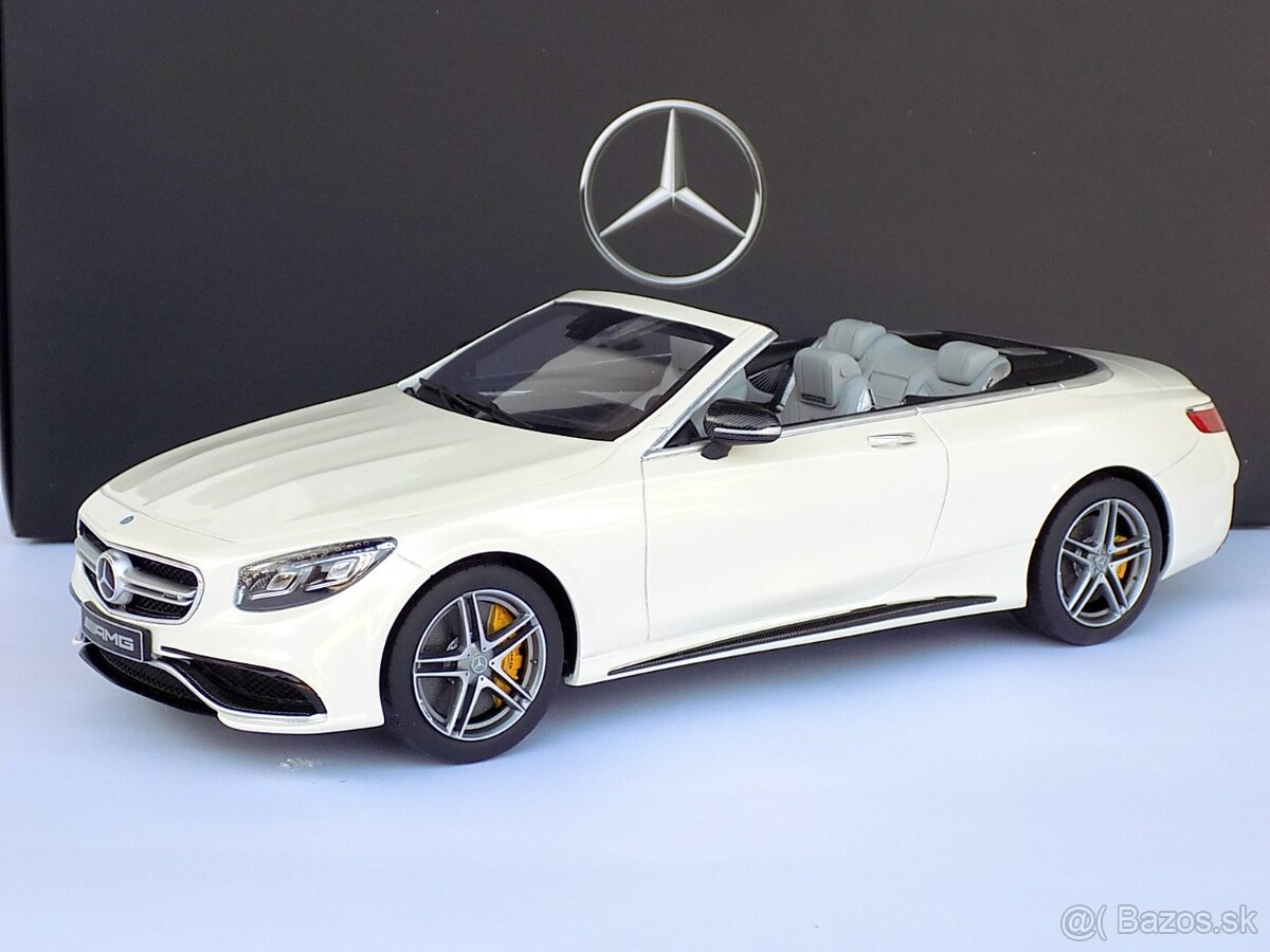 MERCEDES BENZ S-CLASS S63 AMG CABRIOLET 2017  1:18 GT SPIRIT