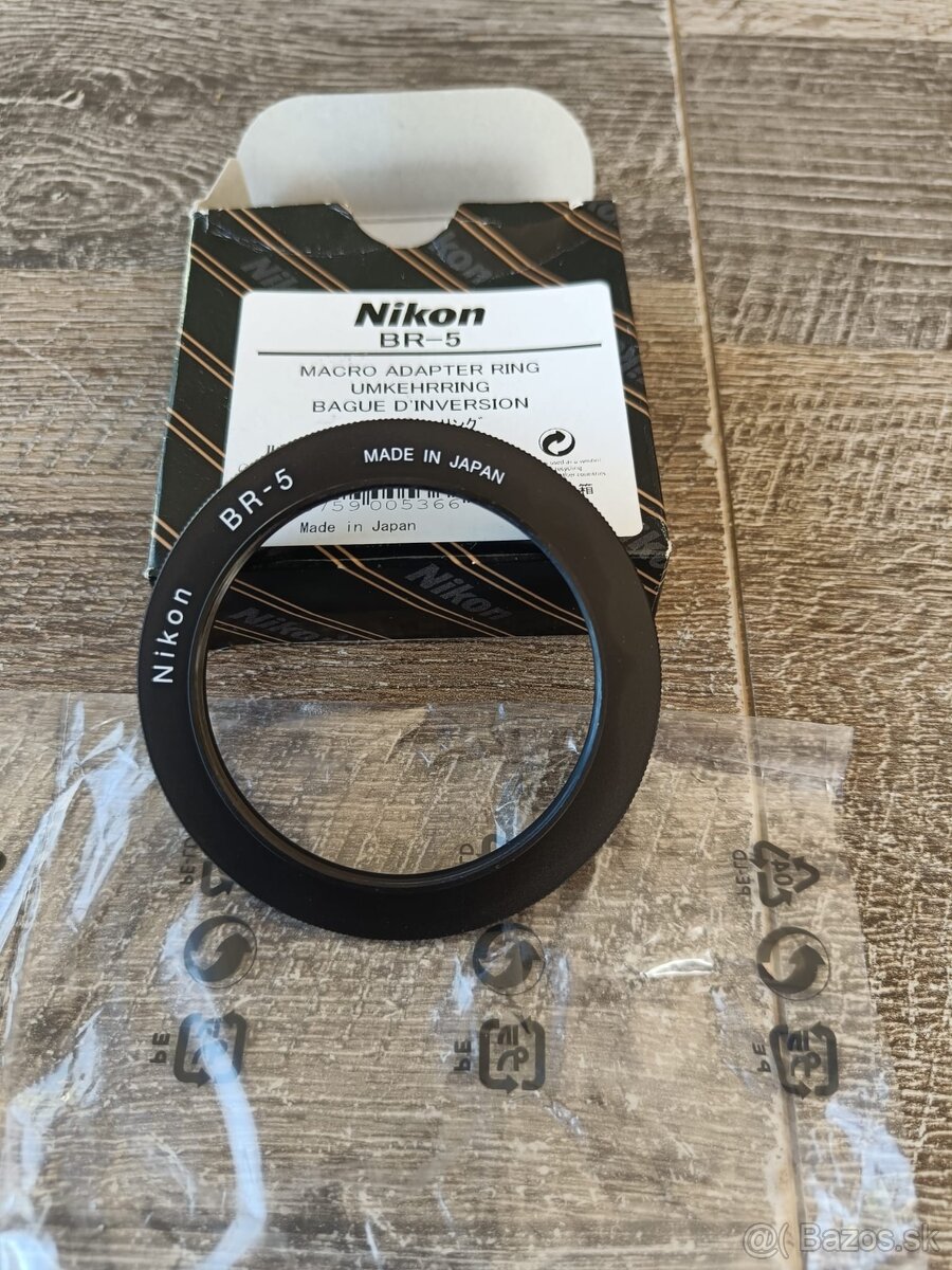 Predám Nikon BR-5 Mount Adapter Ring For 62mm Thread