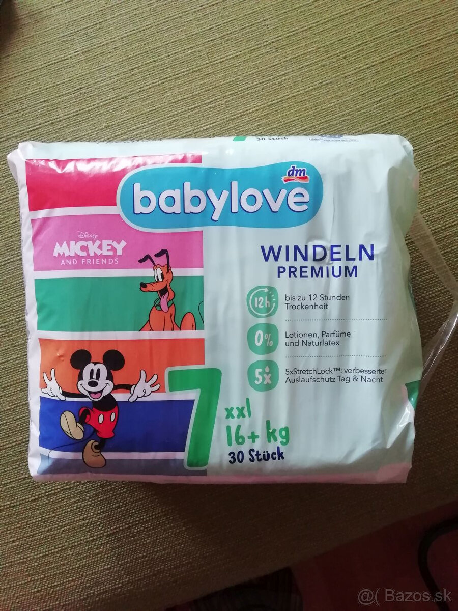 Babylove plienky XXL – 16 +