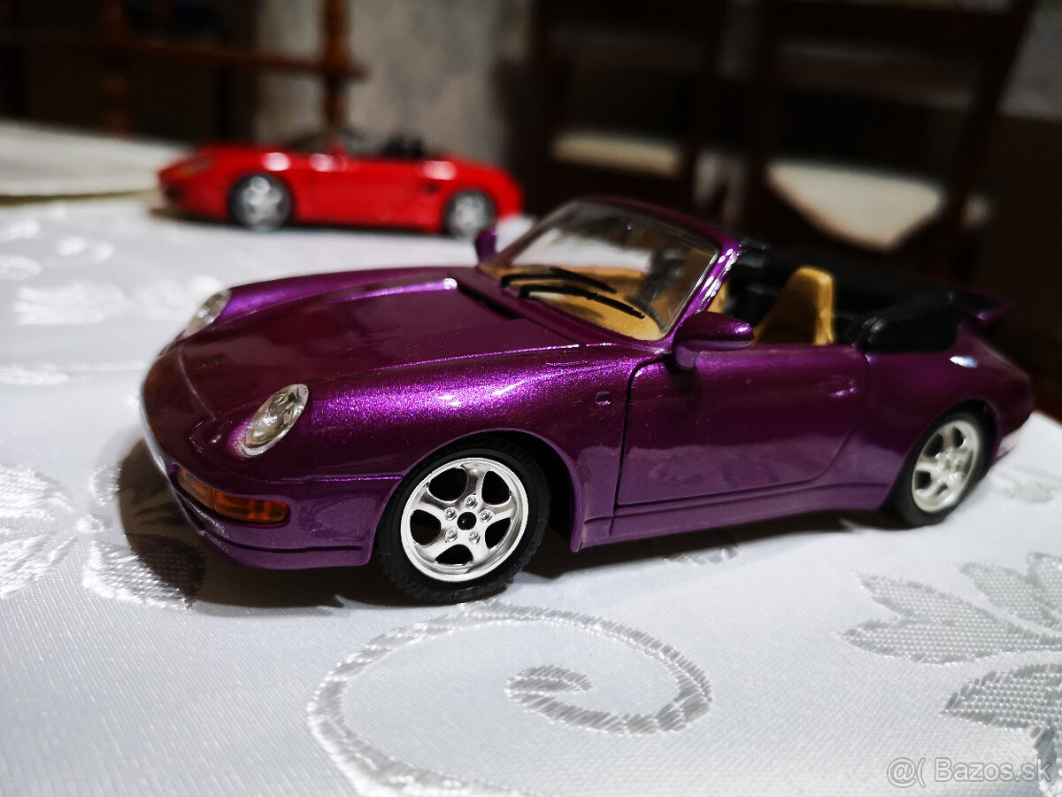 porsche 1:24 - 18 eur a 1:18 - 30 top stav