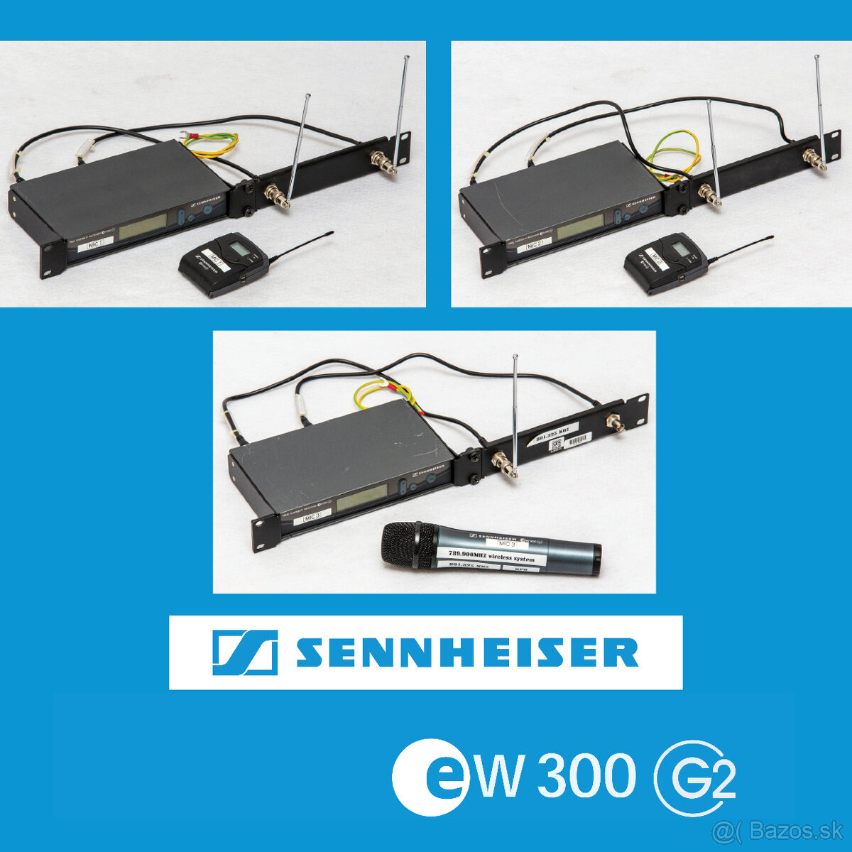 ► Sennheiser gW300 G2 ■ Sada 2 staníc ■ Predaj po kusoch ◄