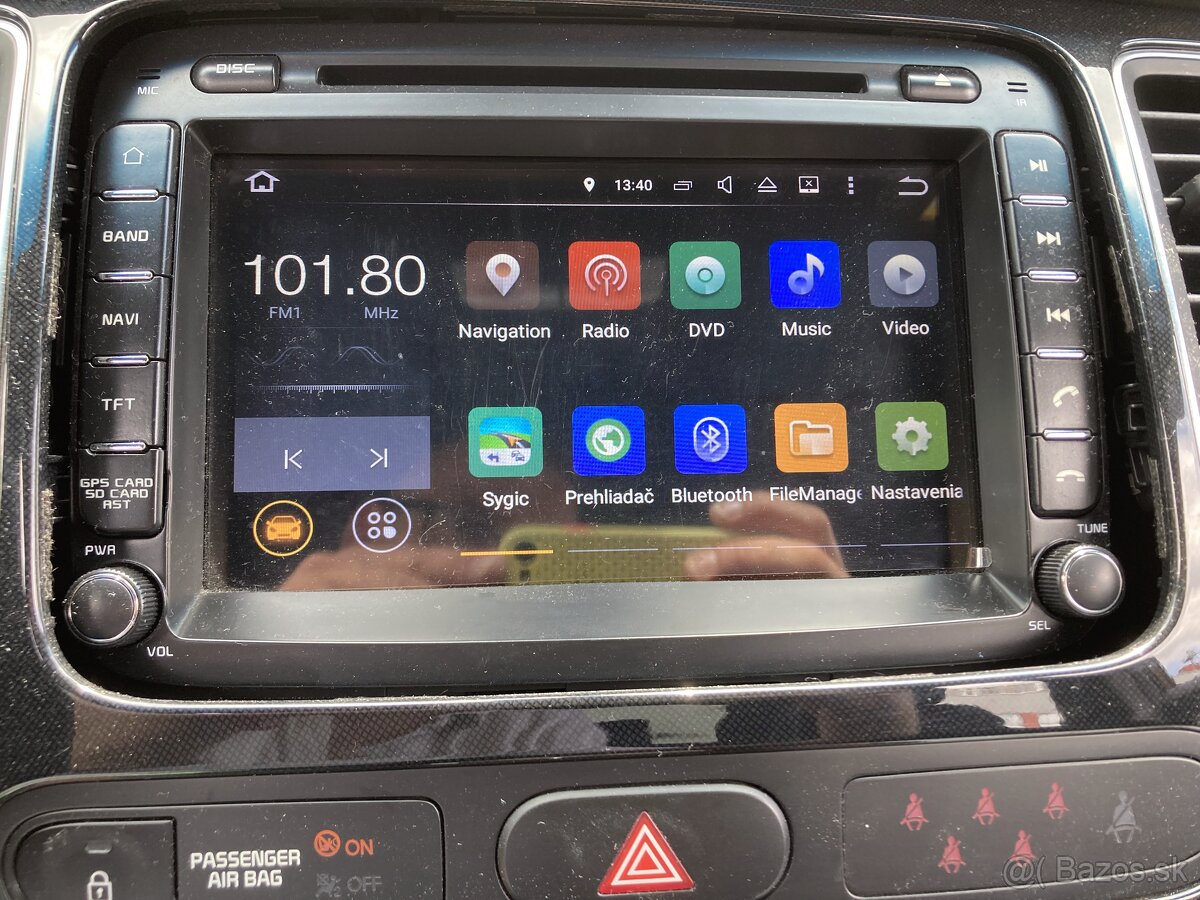 Predám dotykové Android rádio pre Kia Carens 4 od 2013