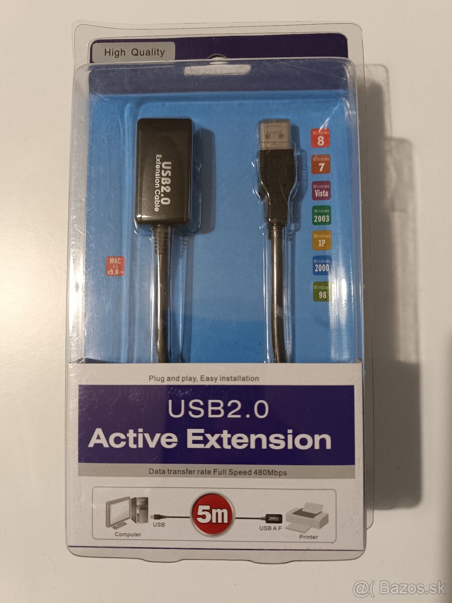 USB 2.0 Active Extension 5m