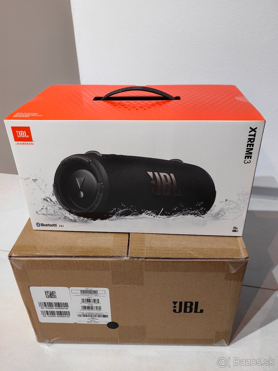 JBL Xtreme 3 Black nový neotvorené balenie