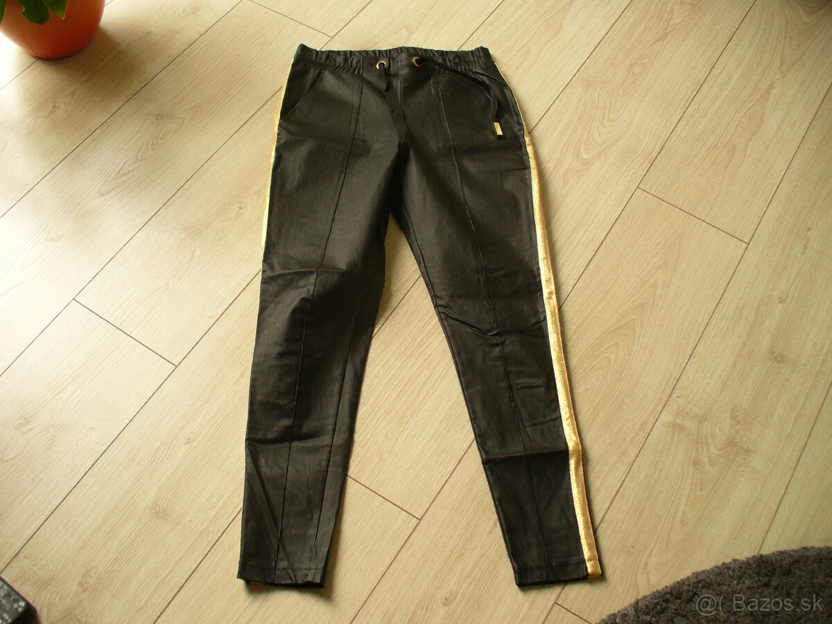 Koženkové nohavice XS