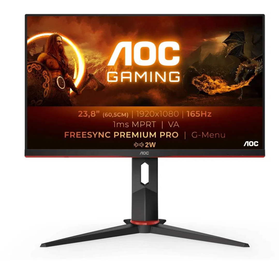 24" AOC 24G2SAE/BK Gaming 165HZ 24"