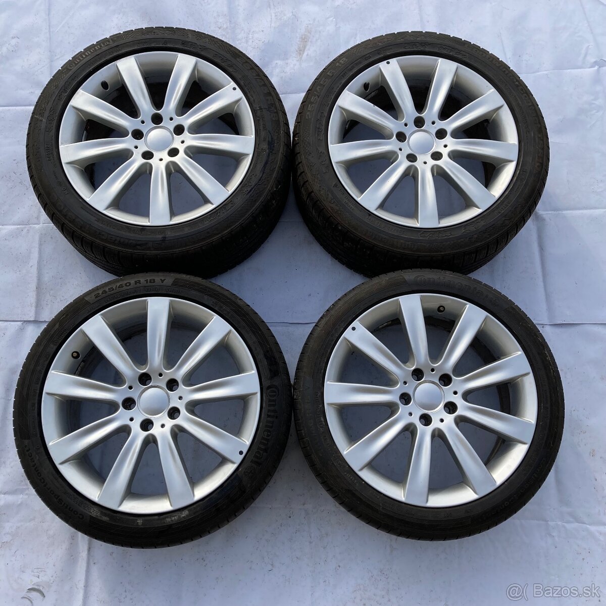 5x112 R18 pneu:2x 255/45 R18 2x 245/40 R18