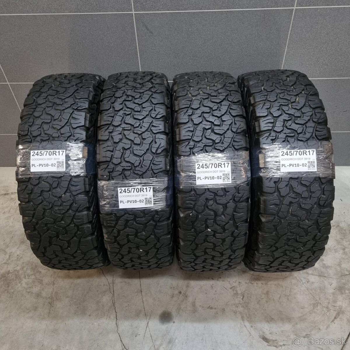 Letné pneumatiky 245/70 R17 BFGOODRICH DOT3919