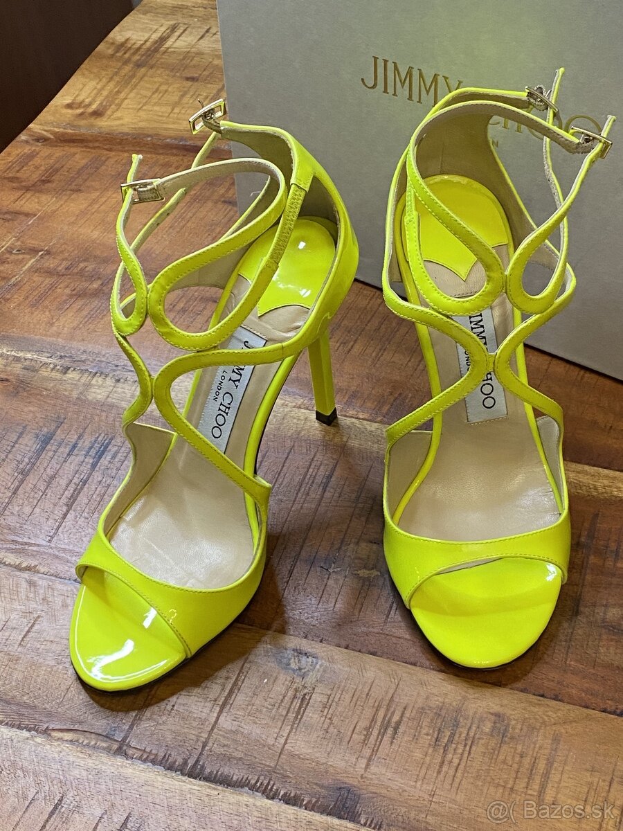 Jimmy Choo Lang Shocking Yellow 36