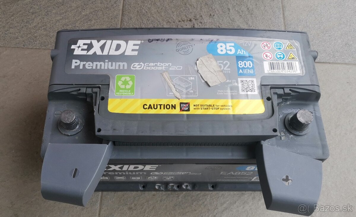 Autobateria EXIDE 85 Ah-800A