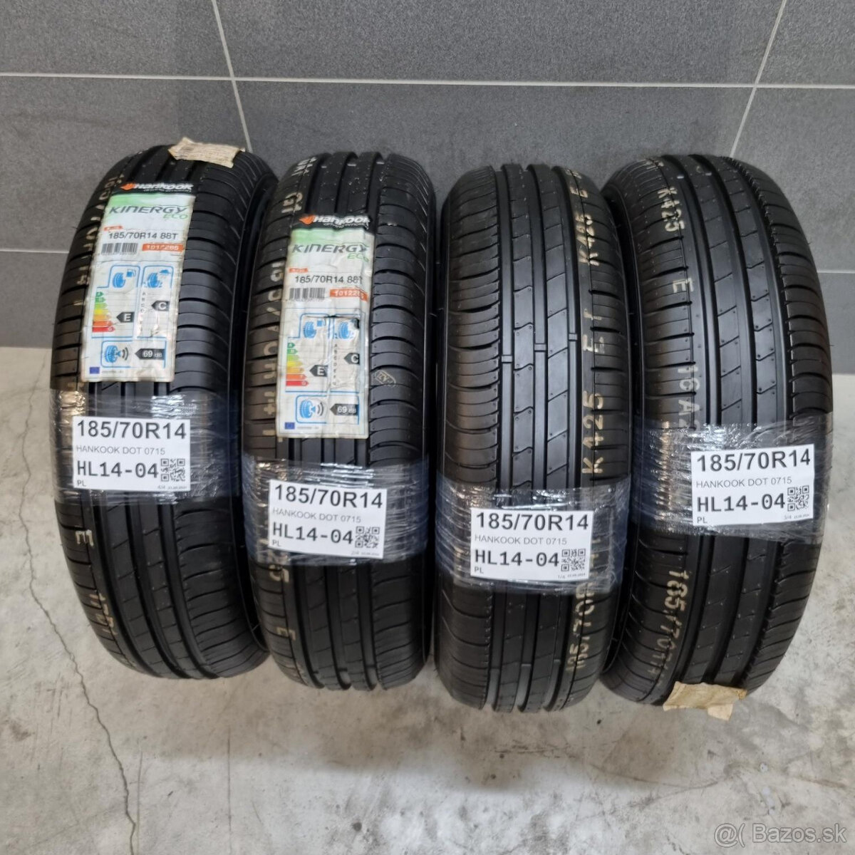 Letné pneumatiky 185/70 R14 HANKOOK DOT0715