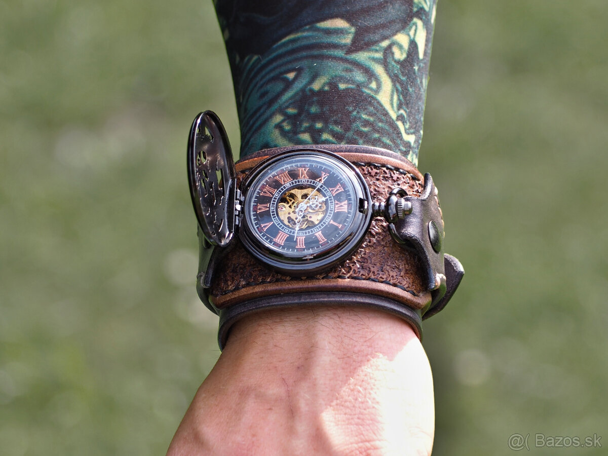 Steampunk vreckové/náramkové hodinky