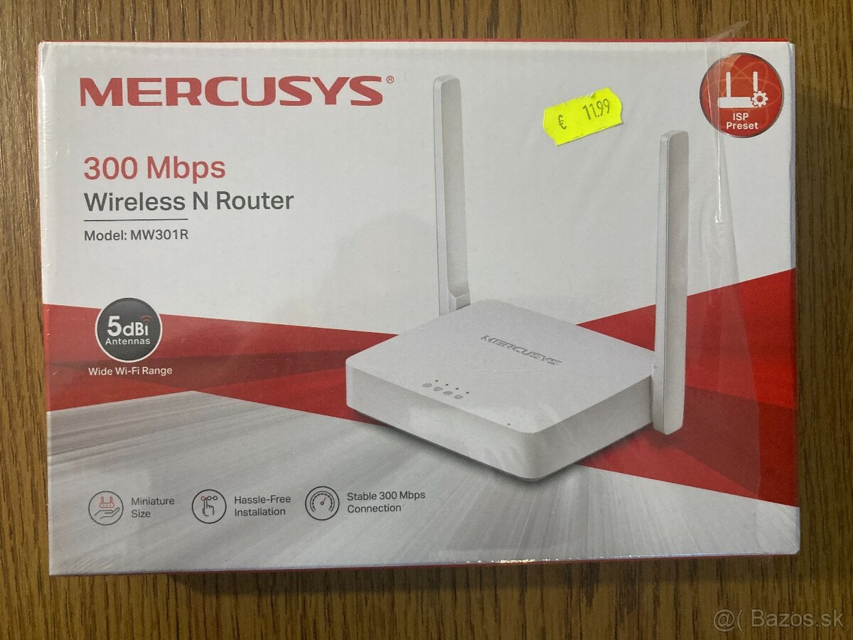 Nový Wi-Fi Router MERCUSYS