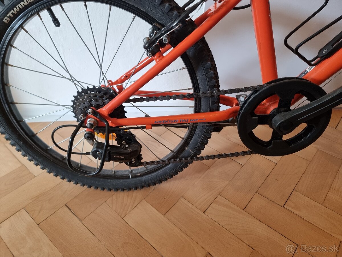 Detský bicykel Expl 500 20" 6-9 rokov oranžový

