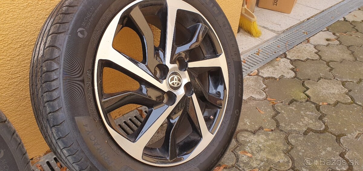 Letná sada 4x100 r16 toyota yaris 195/55 r16