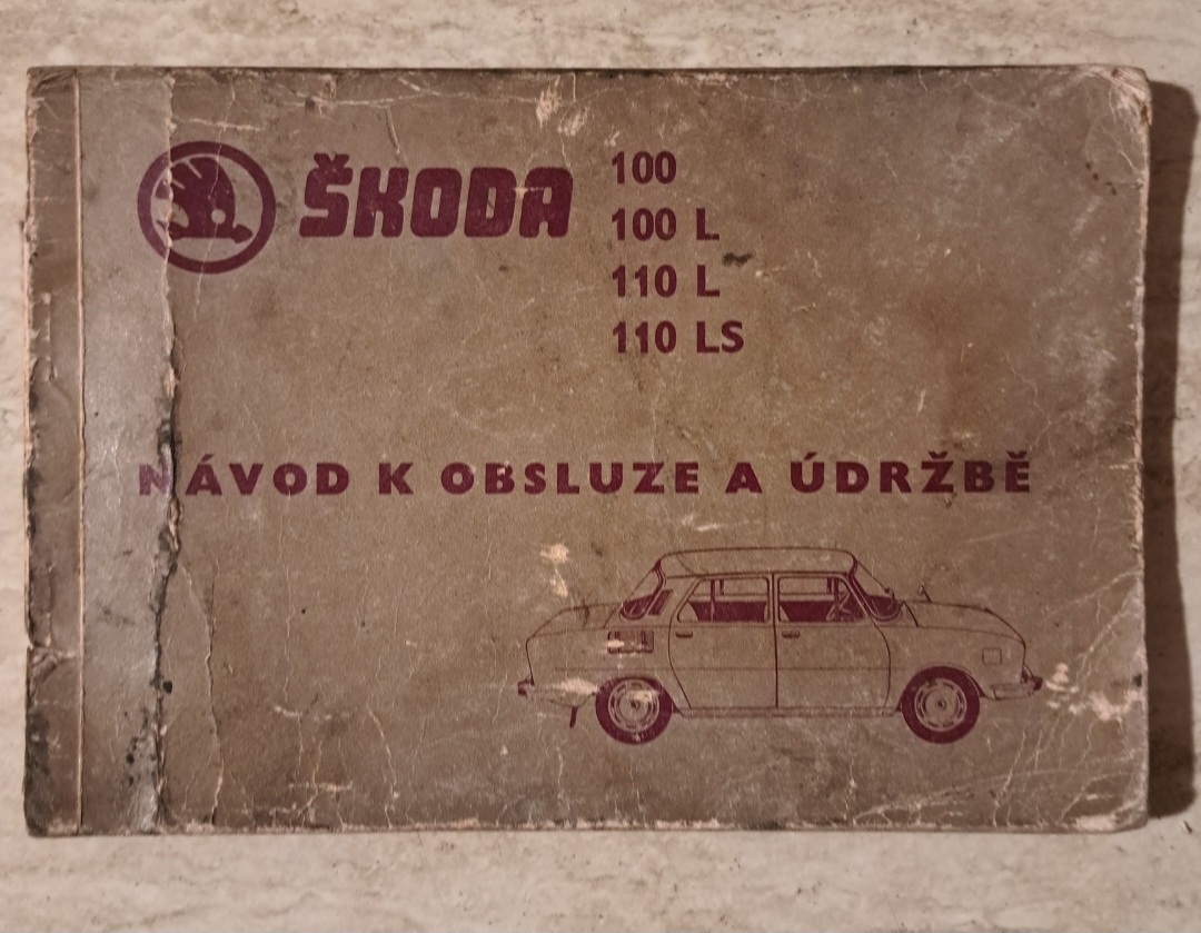 Návod k obsluze a údržbe Škoda 100,100L,110 L,110LS,