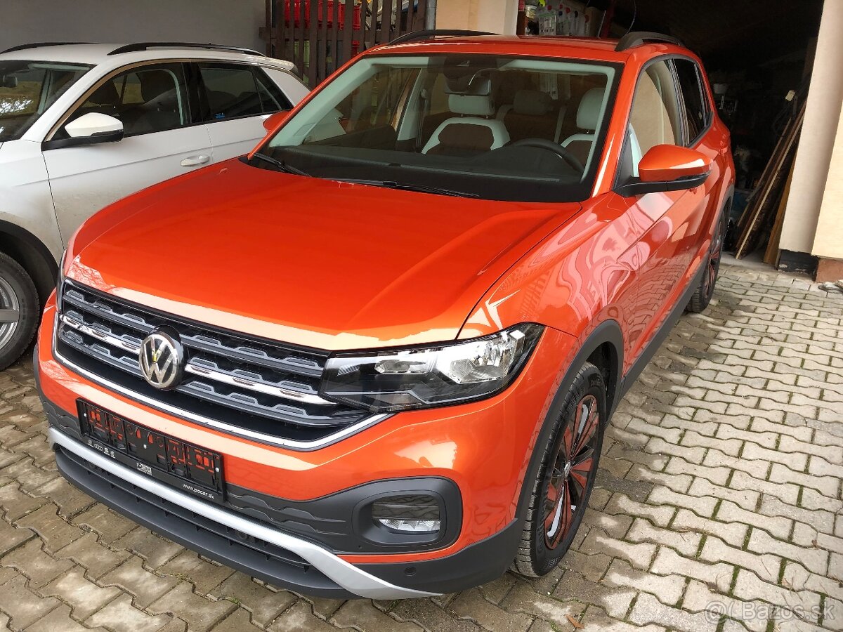 VOLKSWAGEN T-CROSS 1.0TSI M6 ENERGETIC ORANGE 30TKM SK AUTO