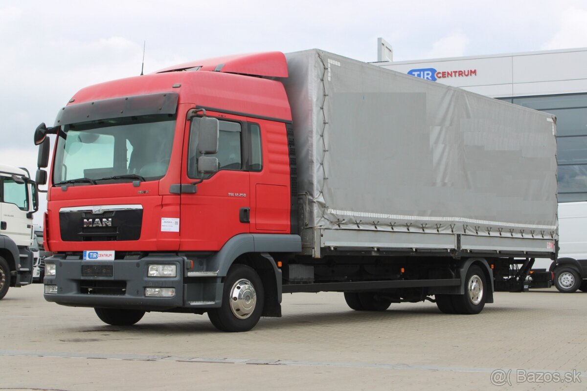 MAN TGL 12.250 4X2 BL, HYDRAULICKÉ ČELO, EURO 5