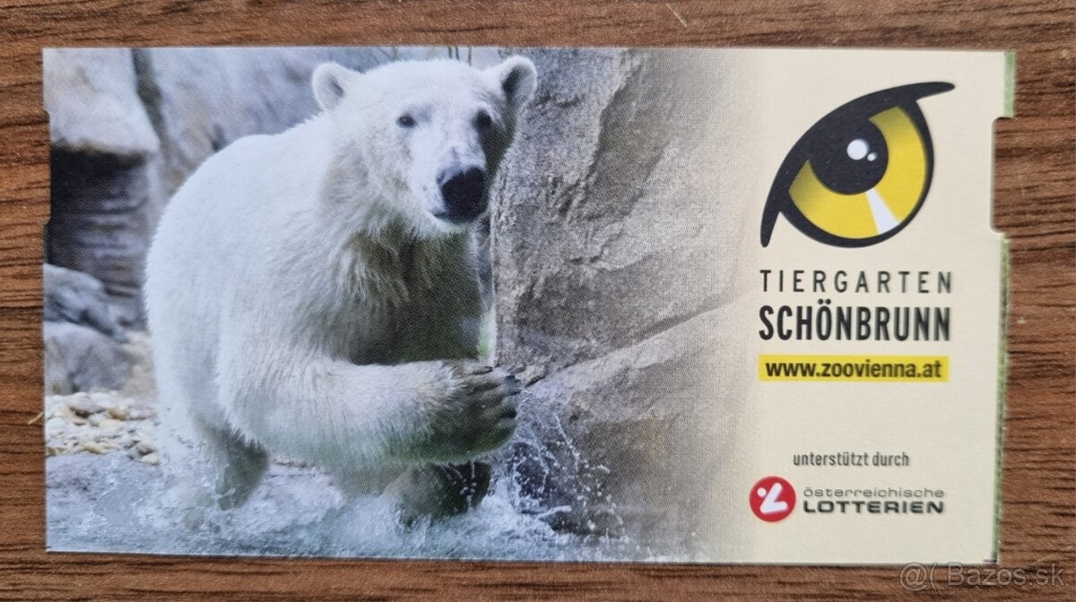 ZOO Schonbrunn Vieden vstupenka detska