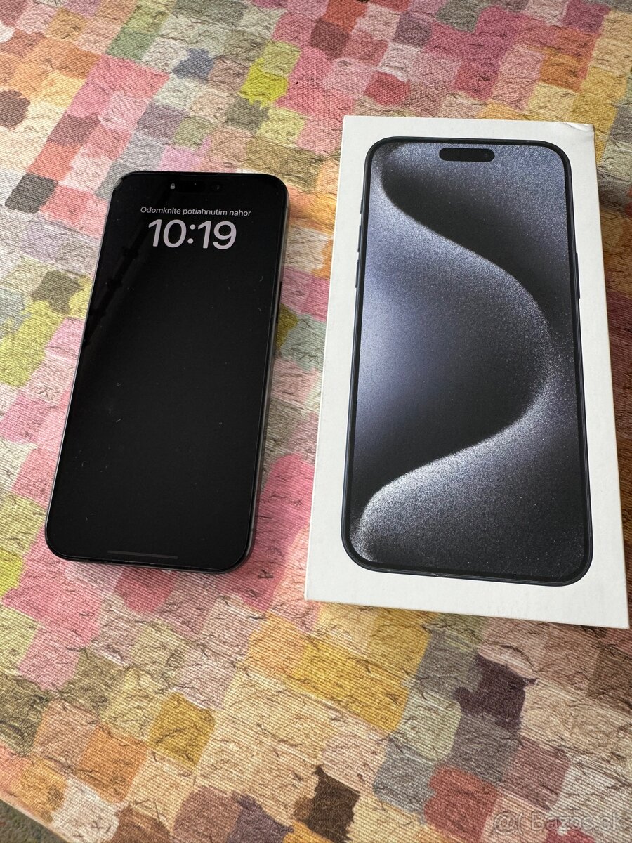 iPhone 15 pro max 256GB midnight black