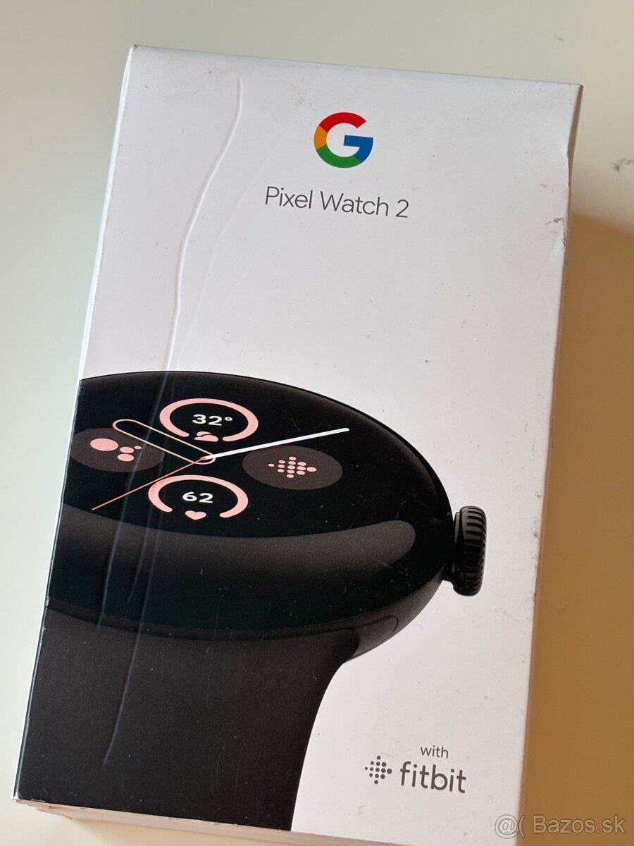 Google Pixel Watch 2, NOVÉ v čiernej farbe