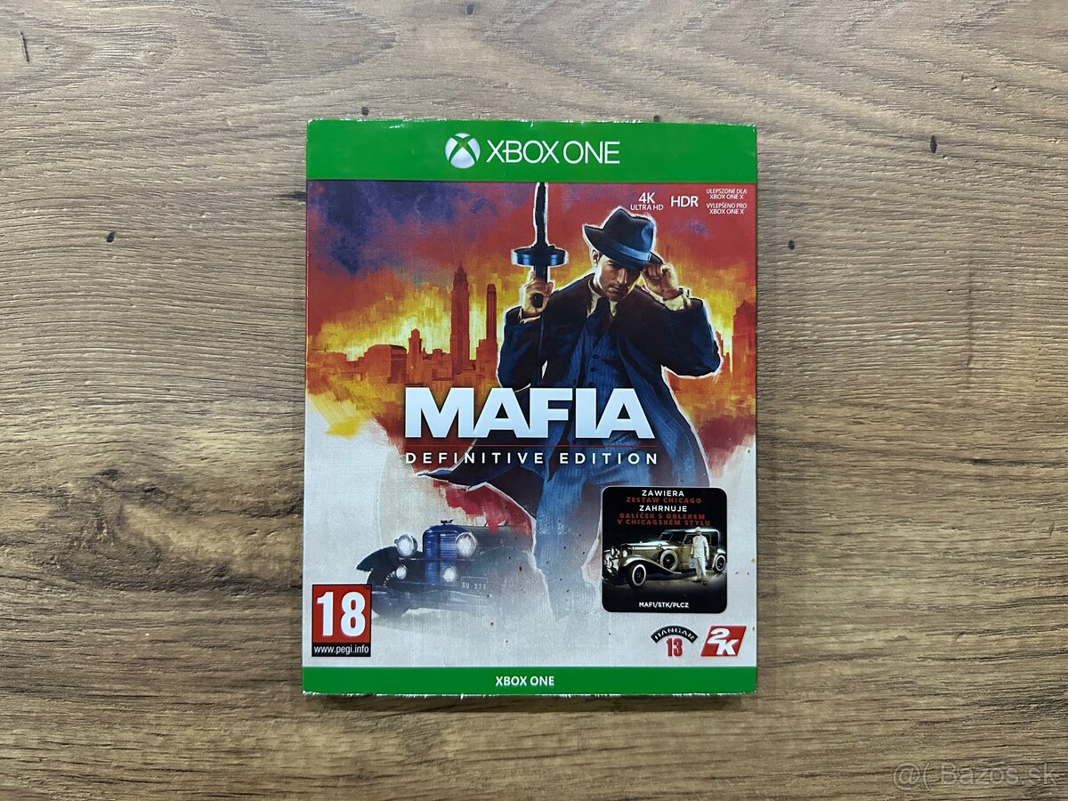 Hra na Xbox One - Mafia Defintive Edition CZ