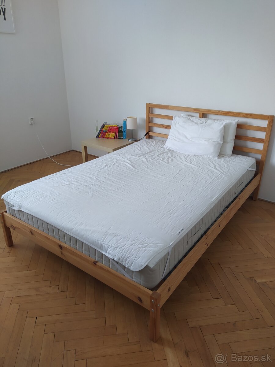 Ikea Tarva 140x200 s roštom Ikea LÖNSET a matracom HAFSLO