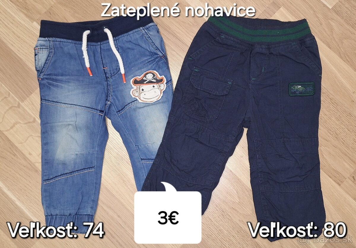 Zateplené nohavice