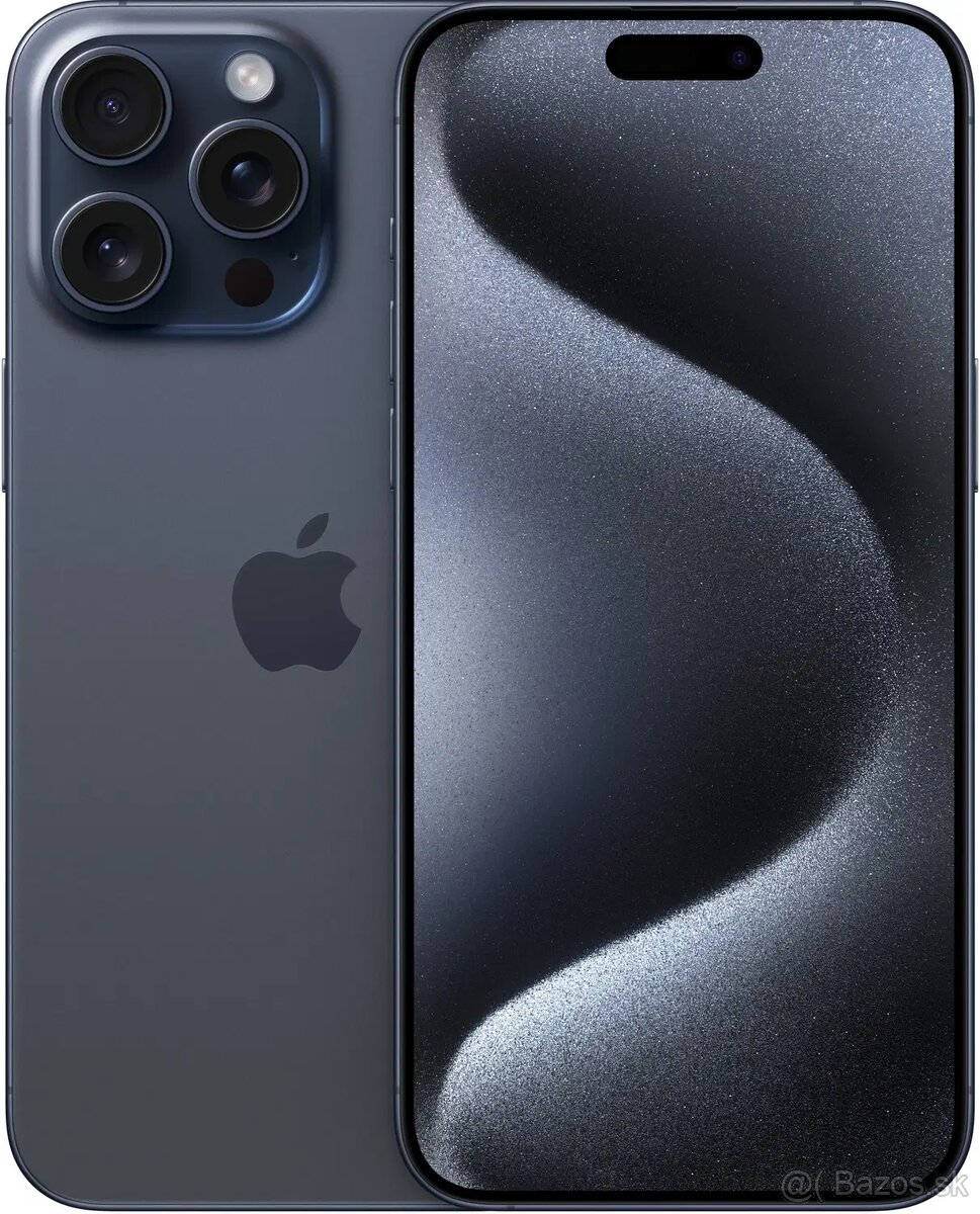 Apple iphone 15 PRO MAX - 256 gb - Modrý titán