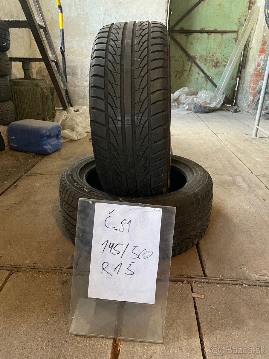 81. Semperit Direction-sport 195/50 R15 Letná 2006 7,5mm 2ks