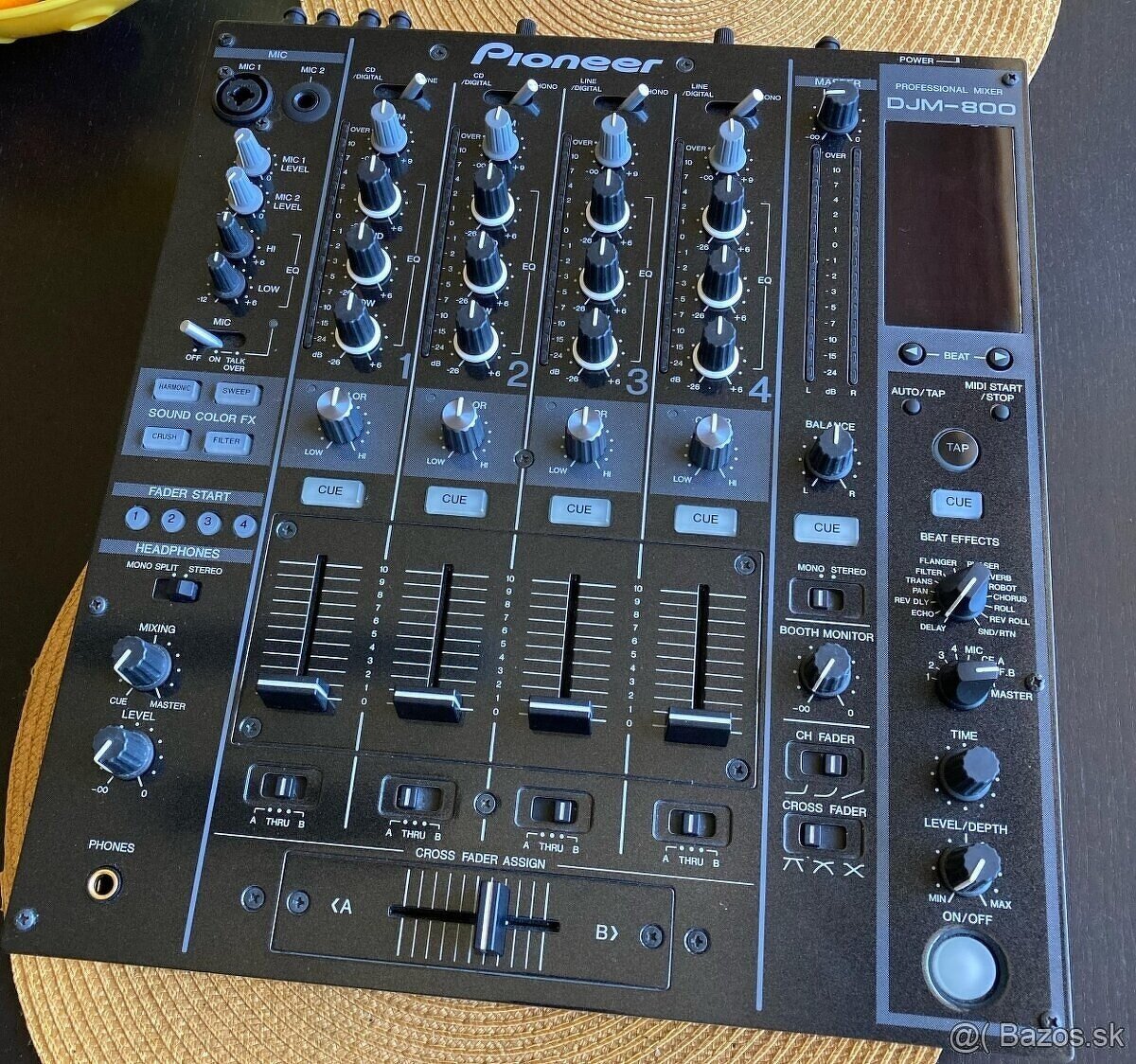 PIONEER DJM-800, TOP STAV