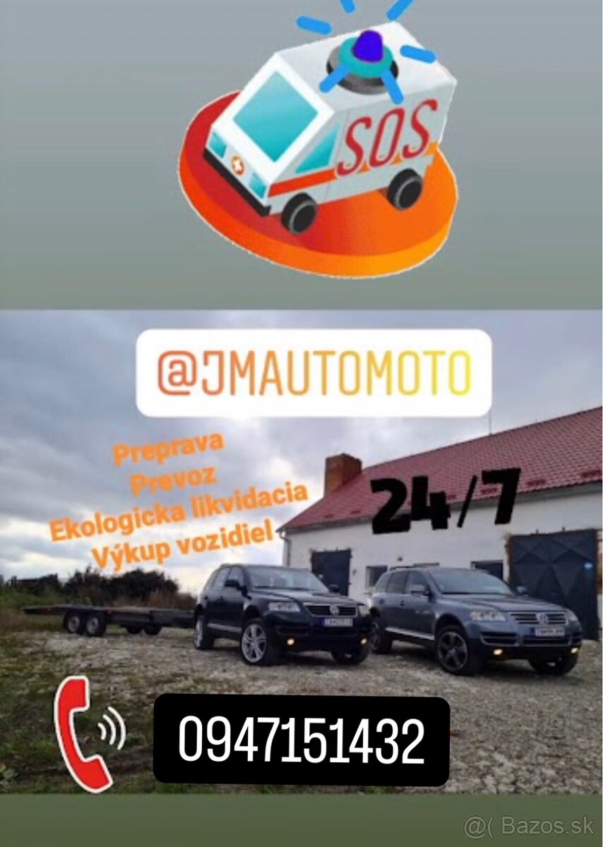 Odťah / Preprava automobilov