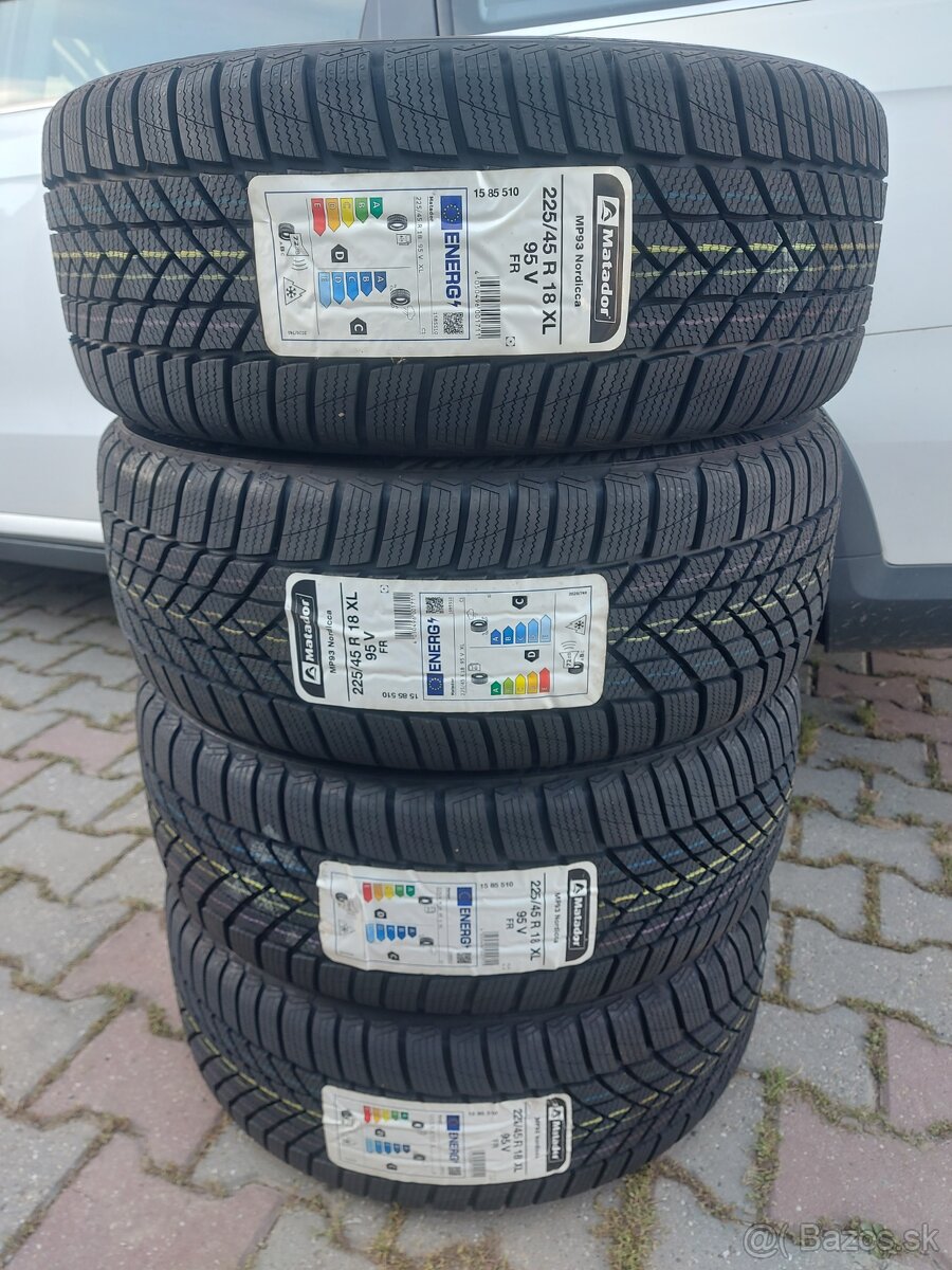 4ks NOVÉ 225/45R18 MATADOR, DOT2022