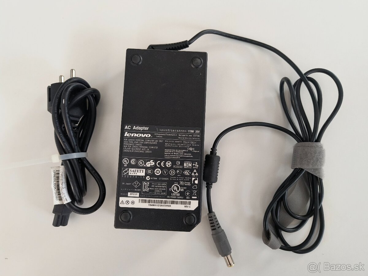 Adaptér pre notebook Lenovo 170W 20V (45N0111, 45N0112)