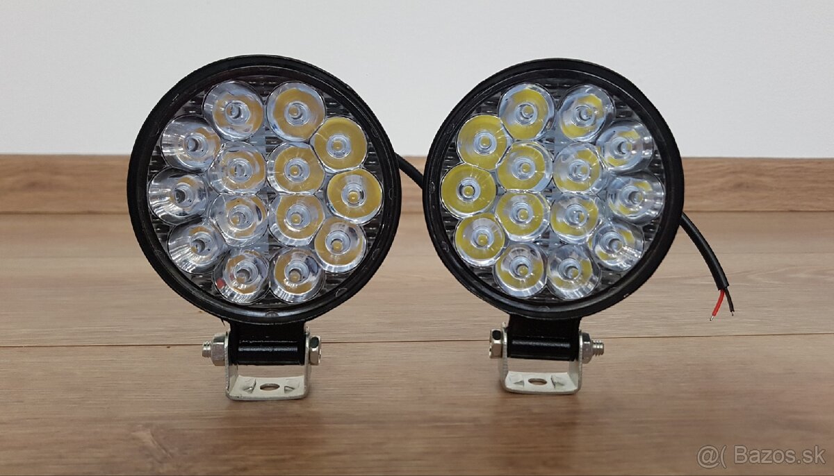 LED SVETLA OKRUHLE - 2ks - 42W