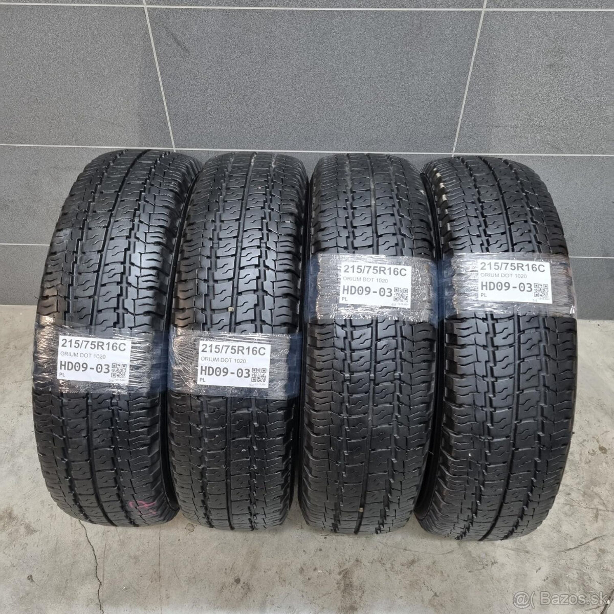 Dodávkové letné pneu 215/75 R16C ORIUM DOT1020