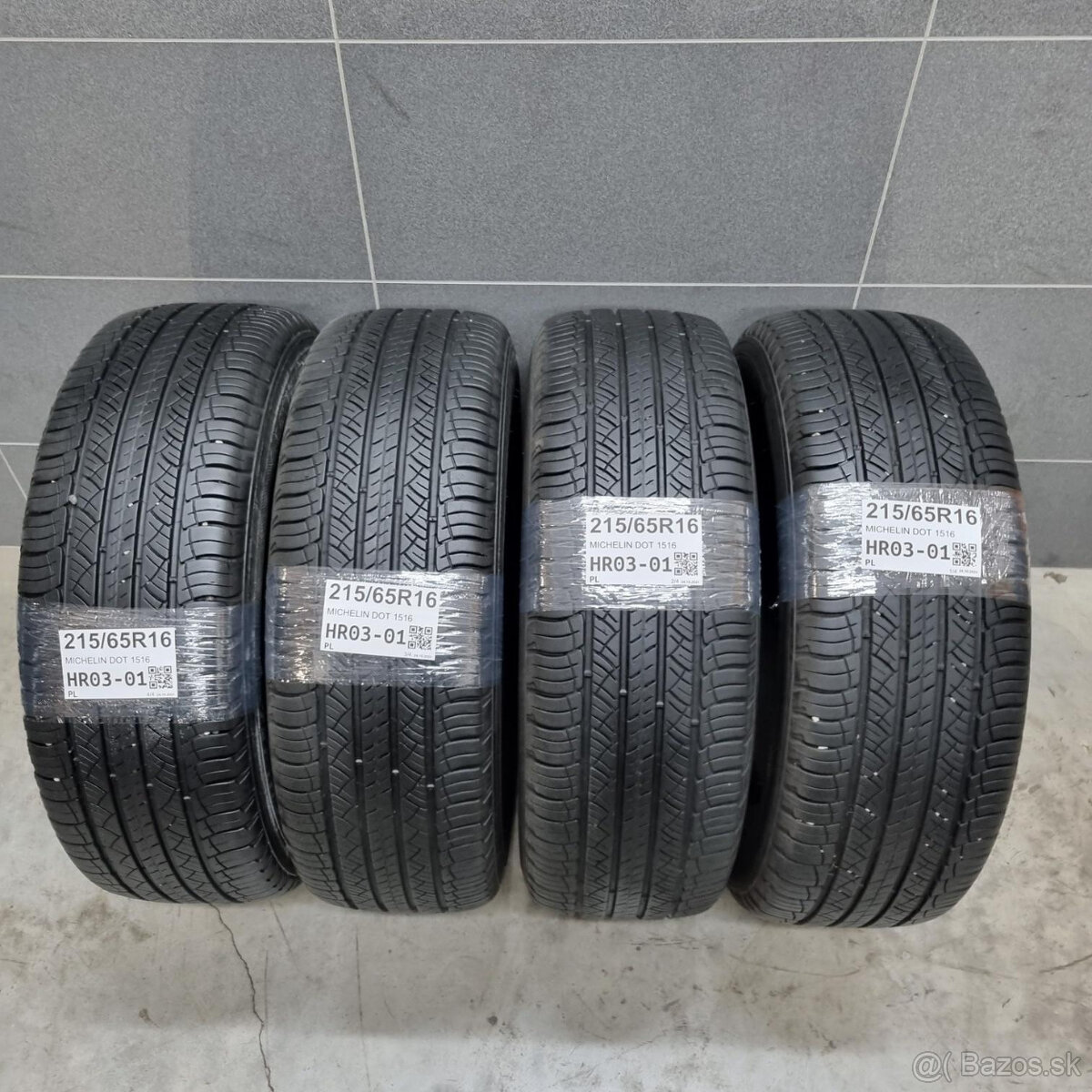 Letné pneumatiky 215/65 R16 MICHELIN DOT1516