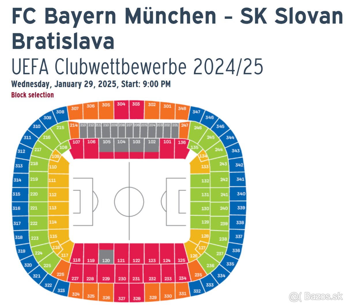 Bayern - Slovan, 2. kat