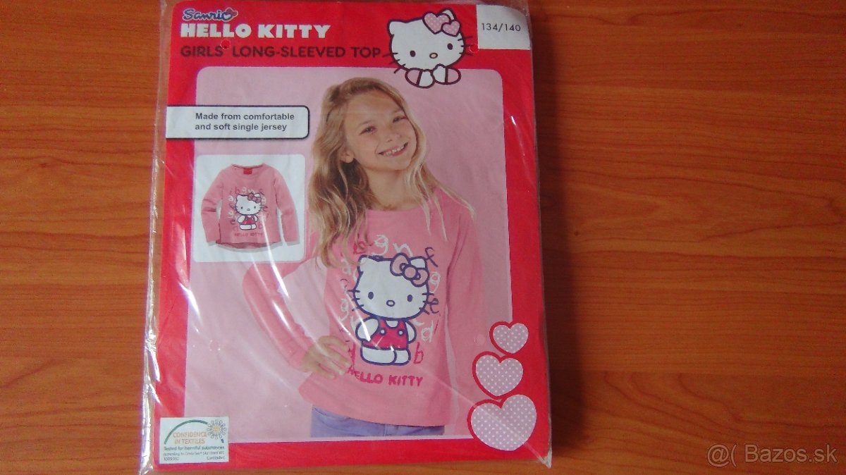 Dievčenské tričko Hello Kitty-134/140