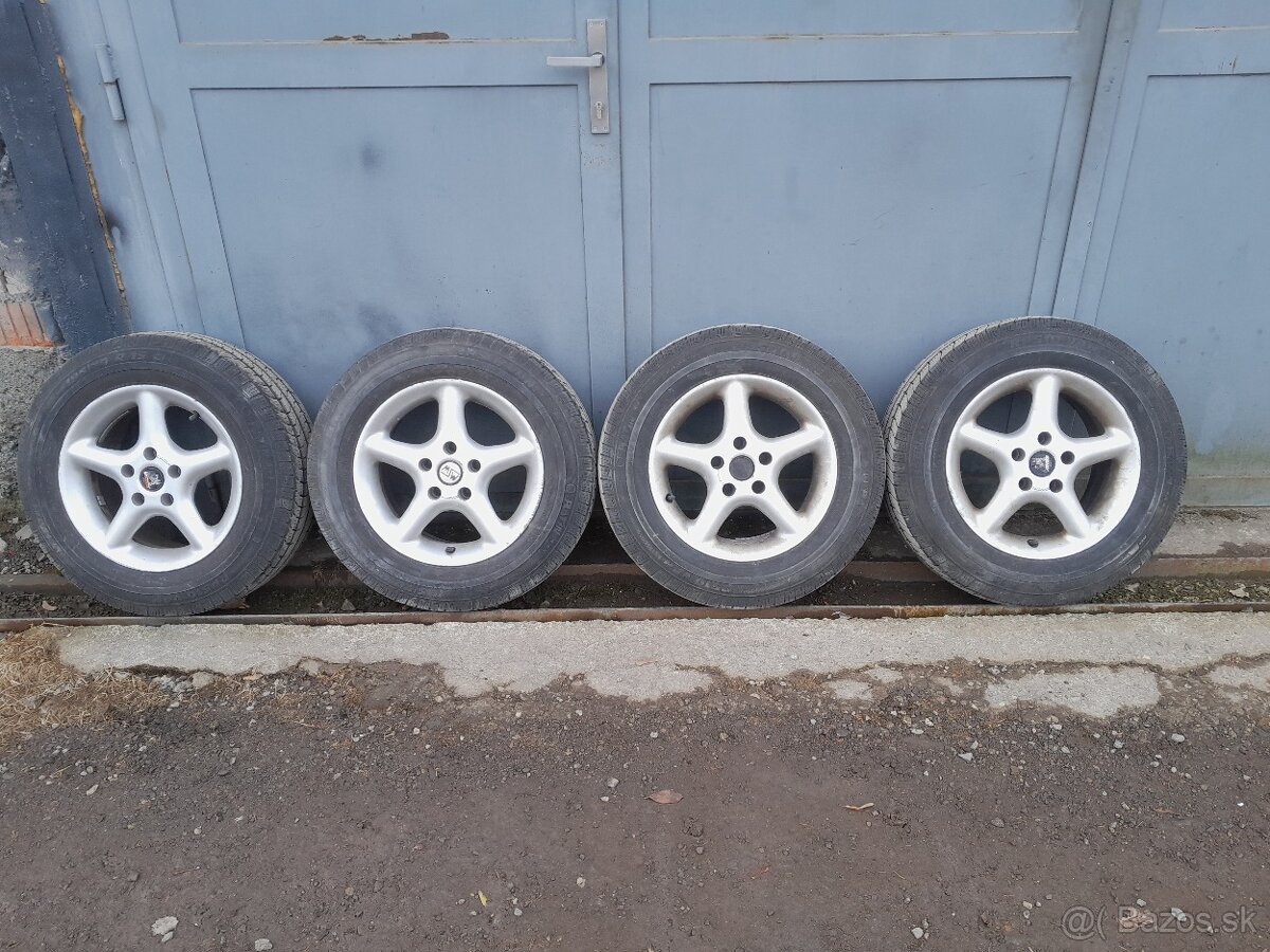 Predam ALU disky s pneu.  BORBET 5x112