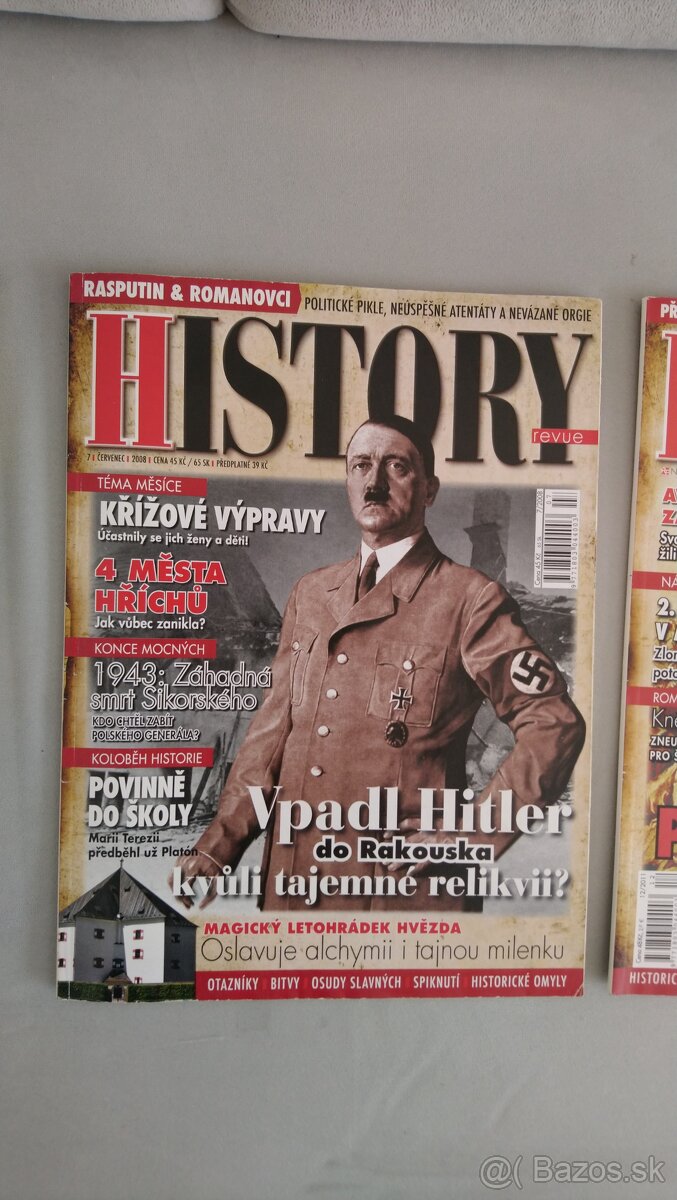 Predám časopisy History 2/2012 Špeciál, ...