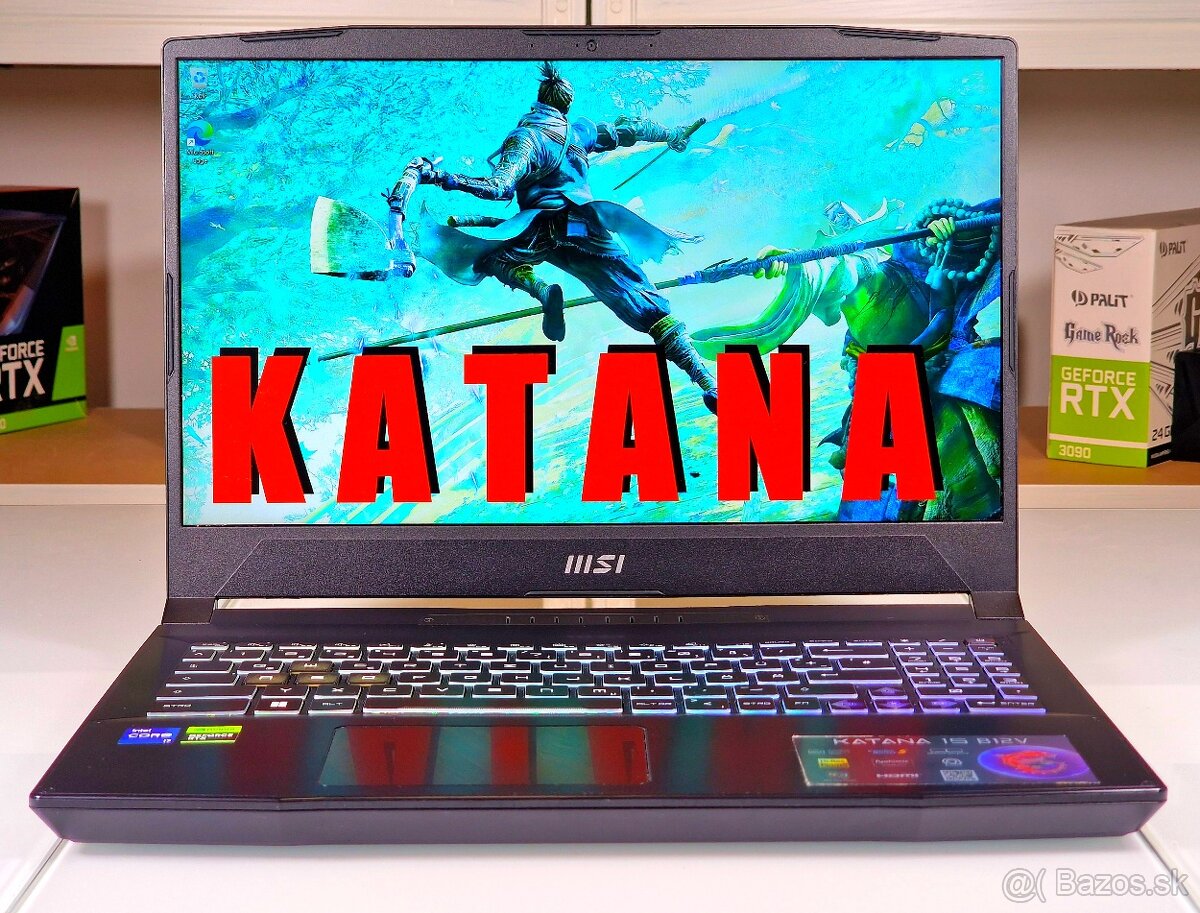 Herný notebook MSI KATANA | RTX 4070 | i7-12650H | DDR5