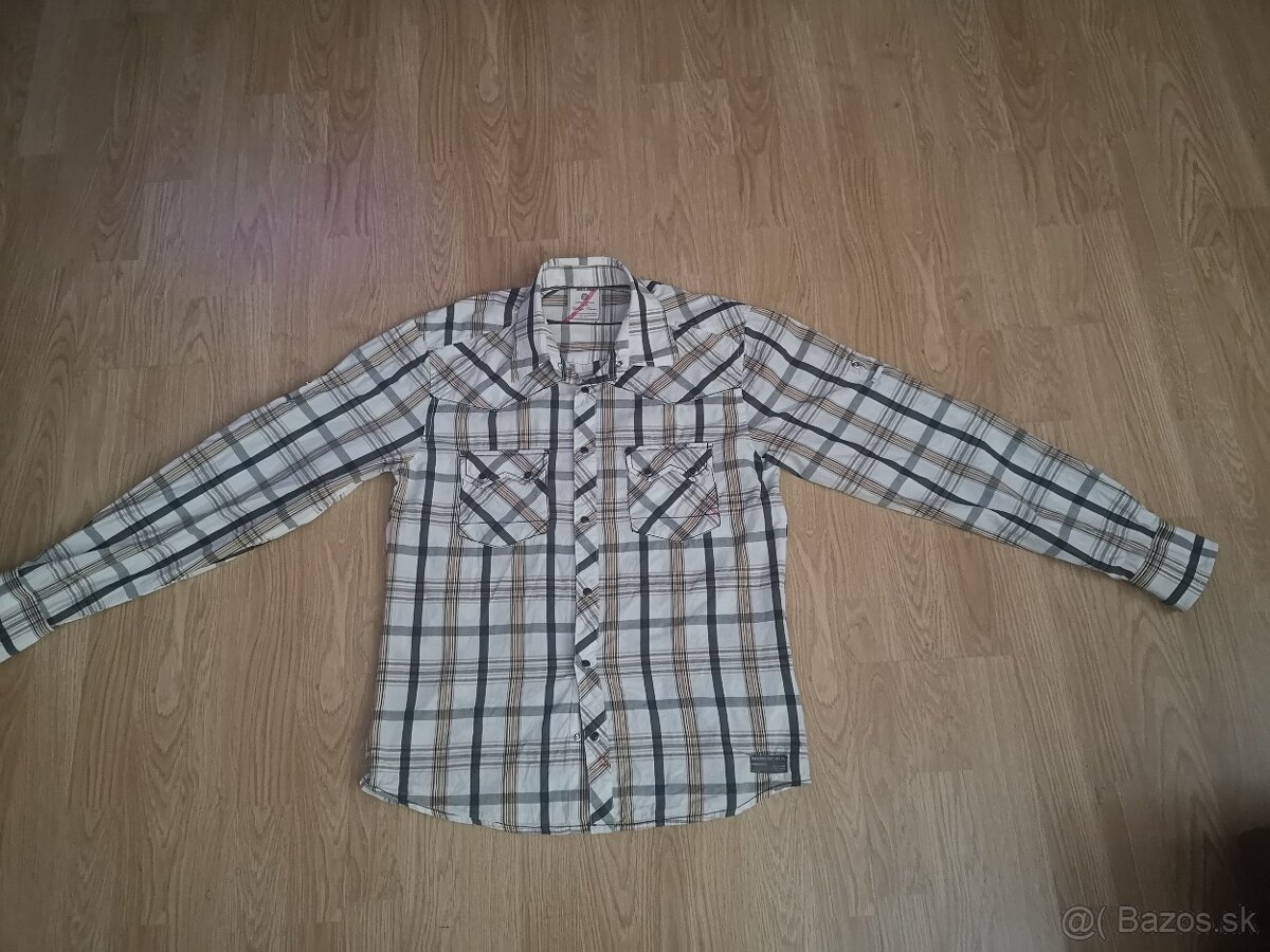 košela Jack a Jones JEANS slim fit velkost M