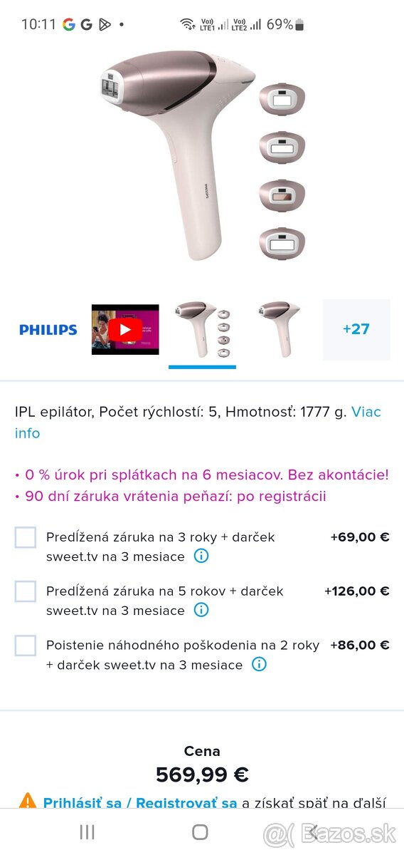 Philips lumea