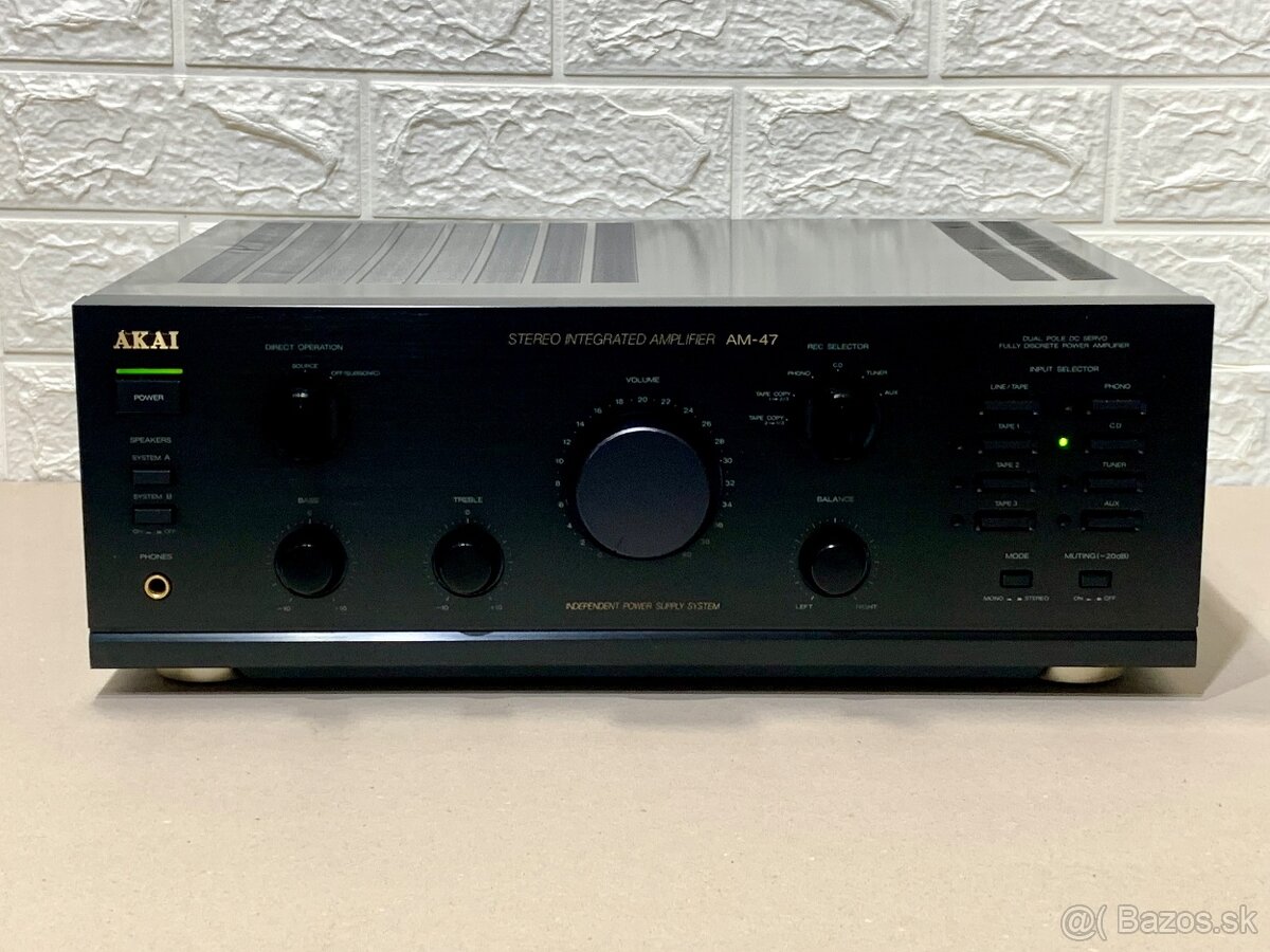 AKAI AM-47 …. Integrovaný Stereo Zosilivač