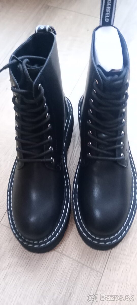 Karl Lagerfeld čizmy 40 / veľkosť 9 biker boots